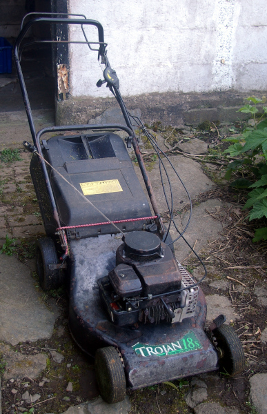 Atco Qualcast Trojan 18S lawnmower rear height adjustment fix